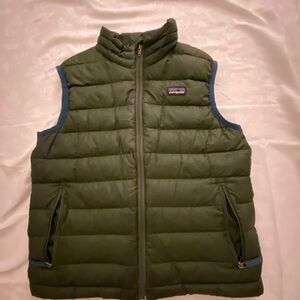 Patagonia Kids Green Puffer Vest